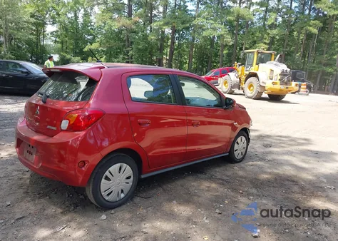 2015 Mitsubishi Mirage De из США, поврежденный, VIN ML32A3HJ1FH049161